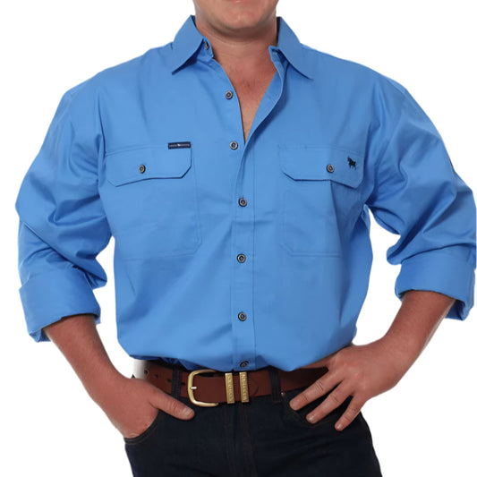 Ringers Western Mens King River Full Button Work Shirt - EQ Saddlery