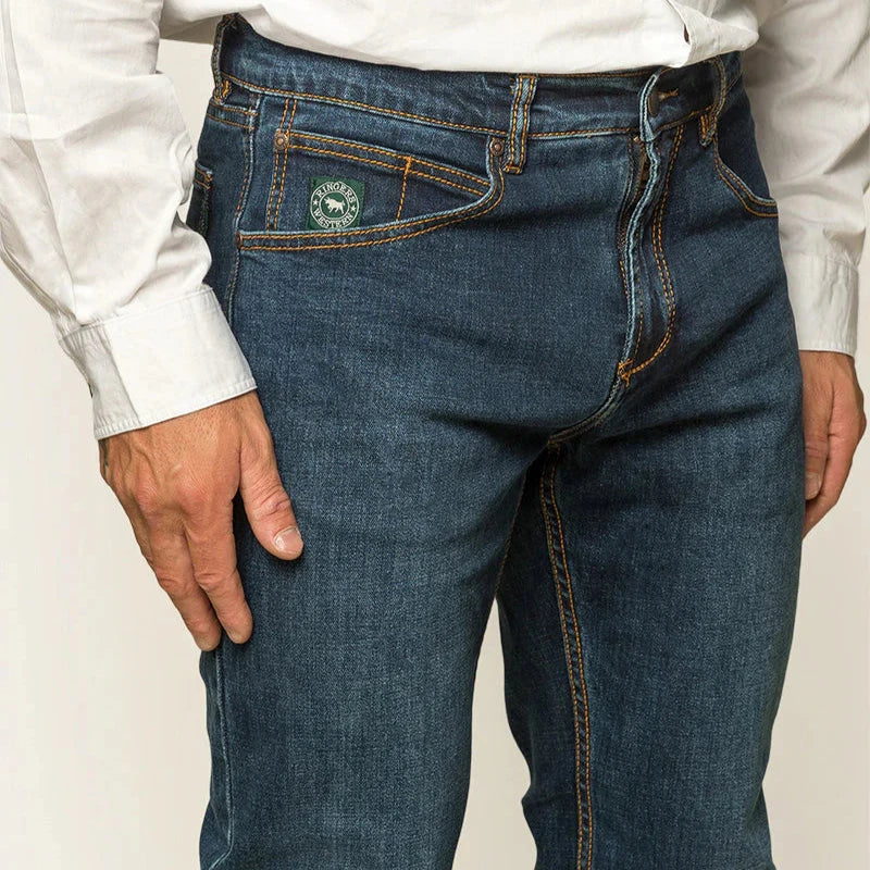 Ringers Western Mens Muster Slim Straight Fit Jeans - EQ Saddlery