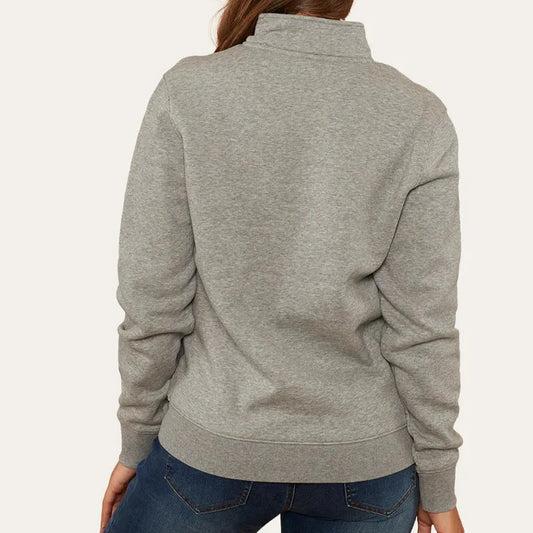 Ringers Western Womens Peninsula Quarter Zip Crew Sweater