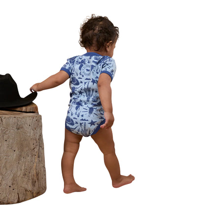 Ringers Western Babies Boot Scootin Short Sleeve Romper