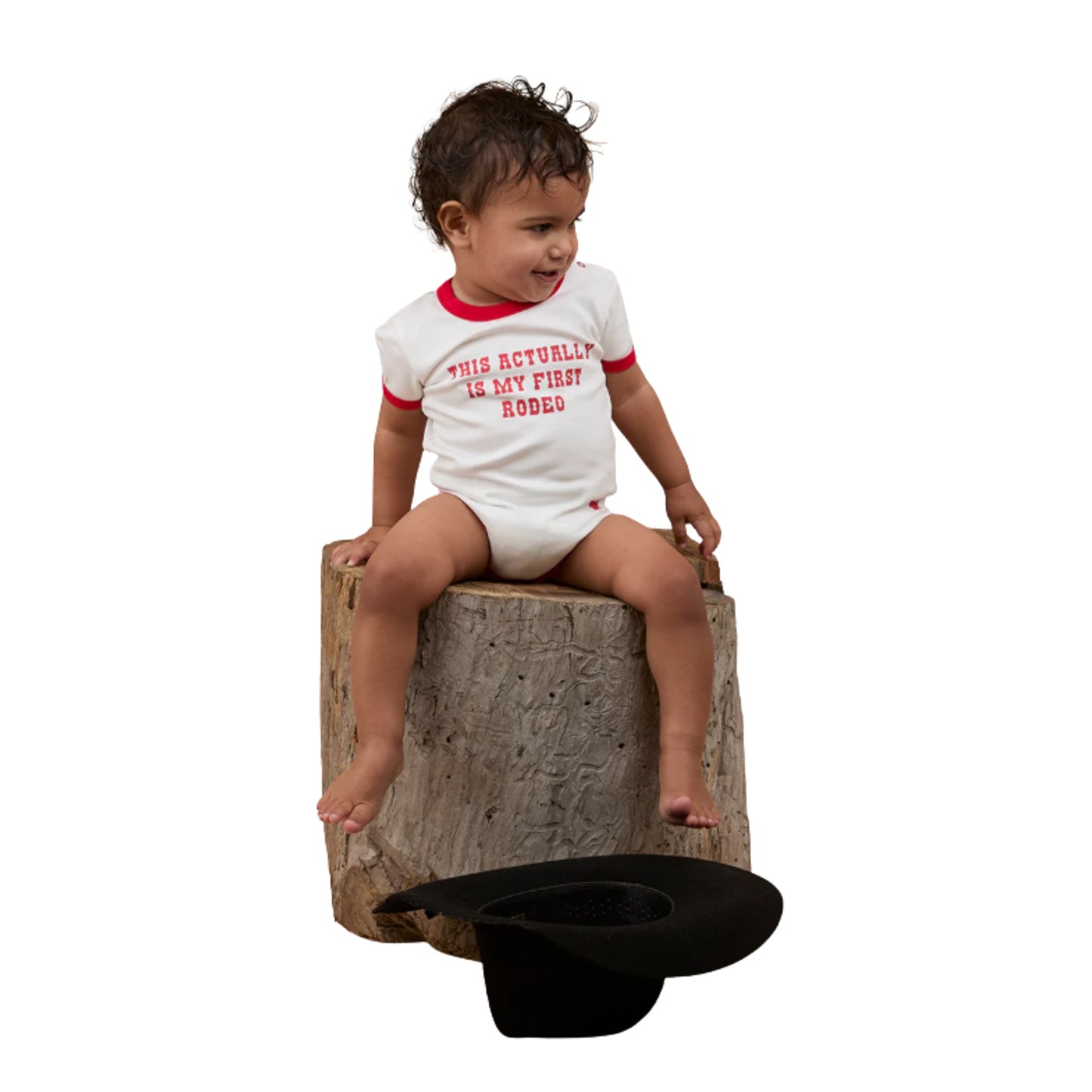 Ringers Western Babies First Rodeo Short Sleeve Romper