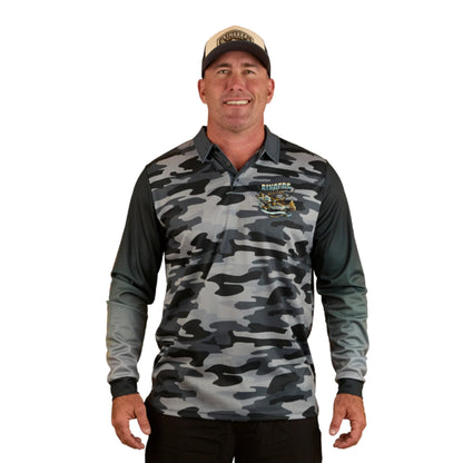 Ringers Western Mens Buckin Barra Fishing Jersey