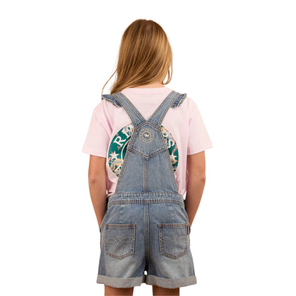 Ringers Western Kids Bessie Denim Short Overalls