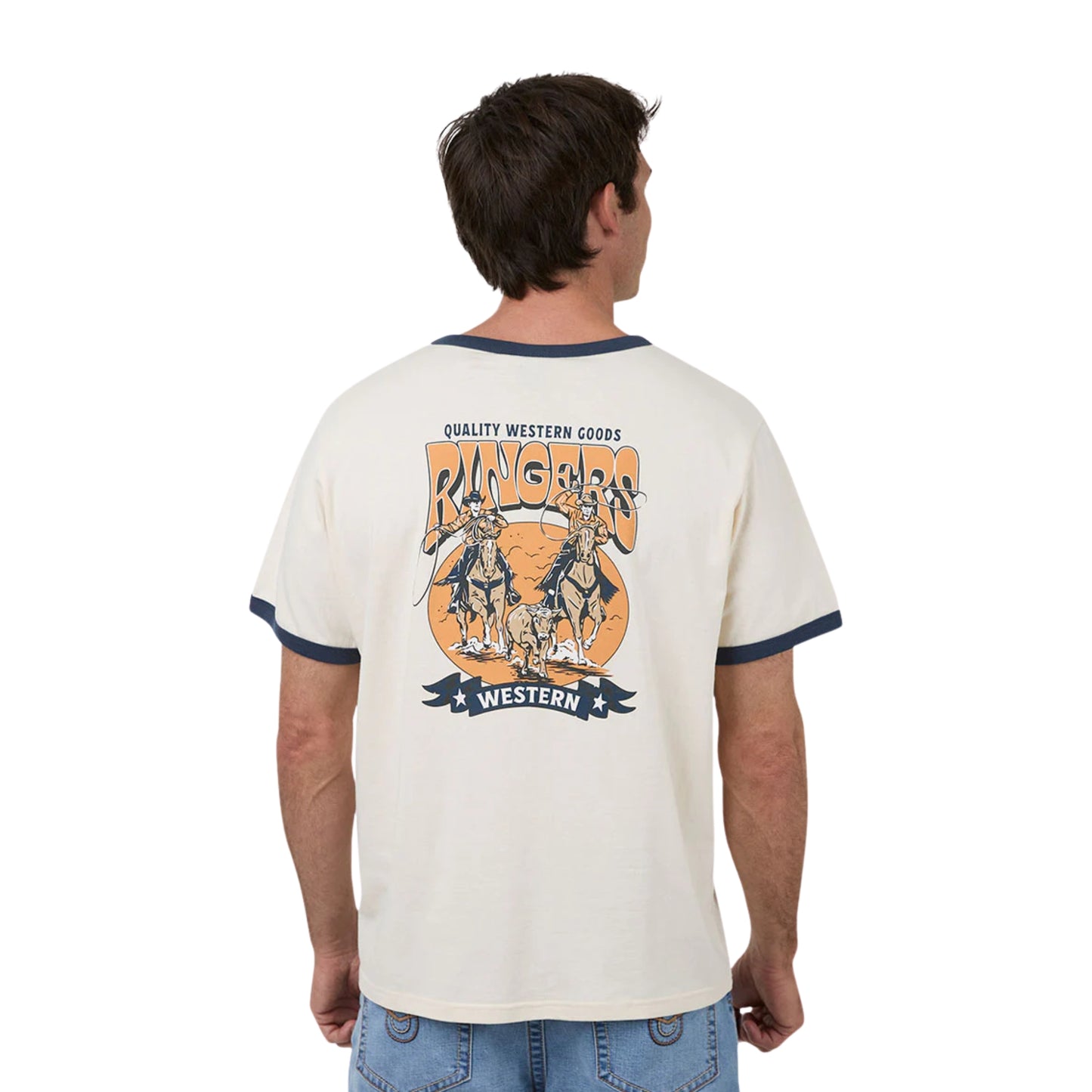 Ringers Western Mens Dust N Ropes T-Shirt