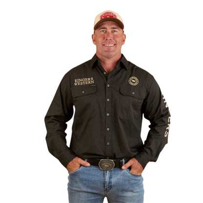 Ringers Western Mens Hawkeye Full Button Work Shirt