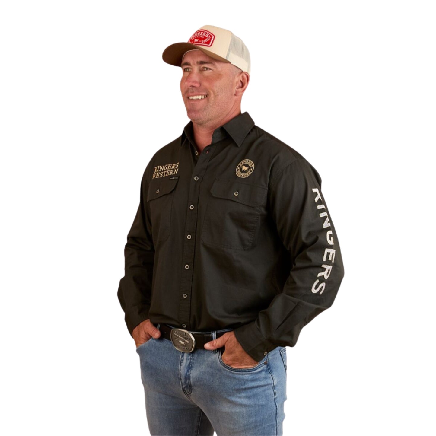 Ringers Western Mens Hawkeye Full Button Work Shirt