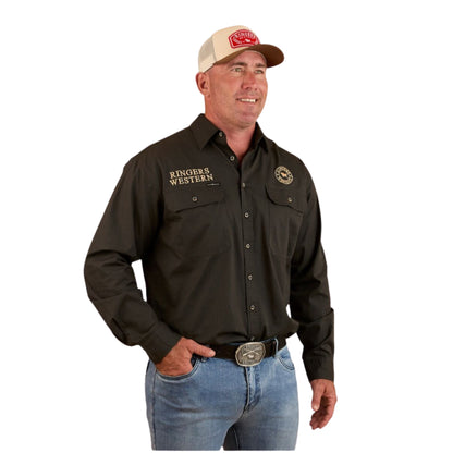Ringers Western Mens Hawkeye Full Button Work Shirt