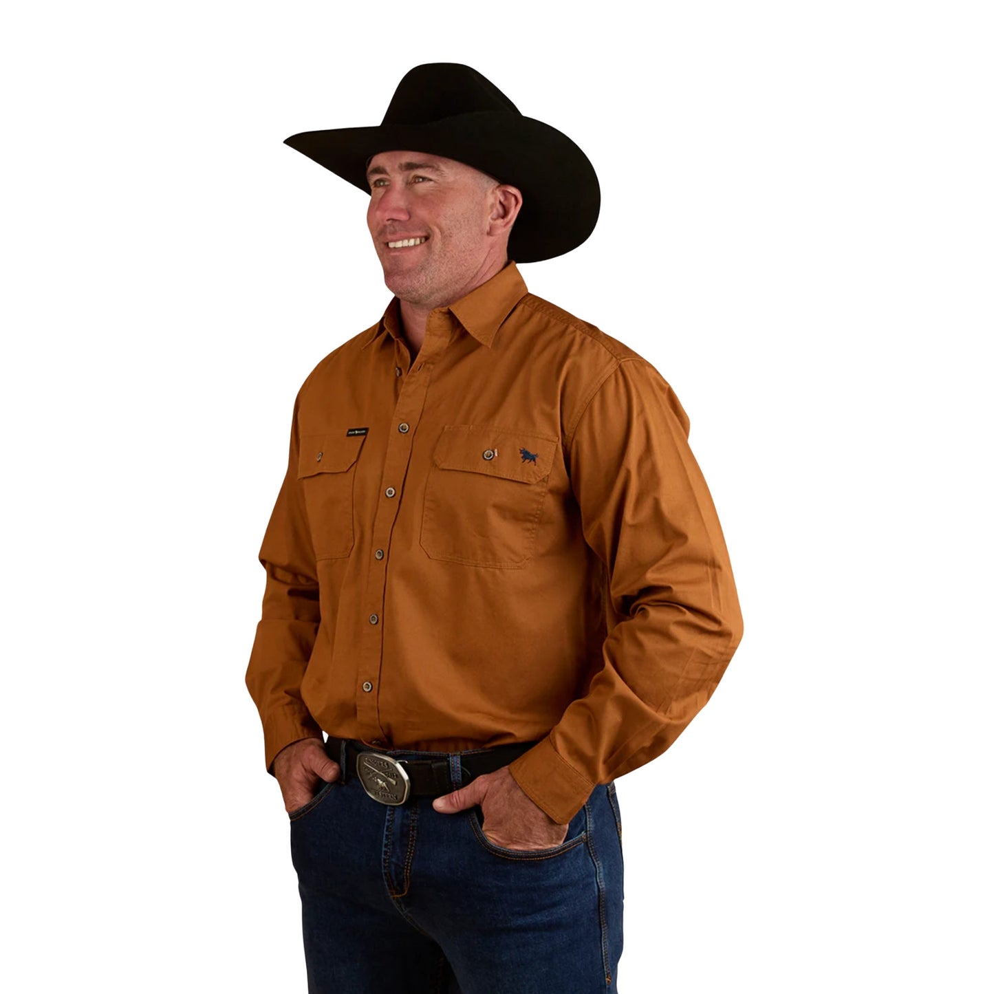 Ringers Western Mens King River Full Button Work Shirt