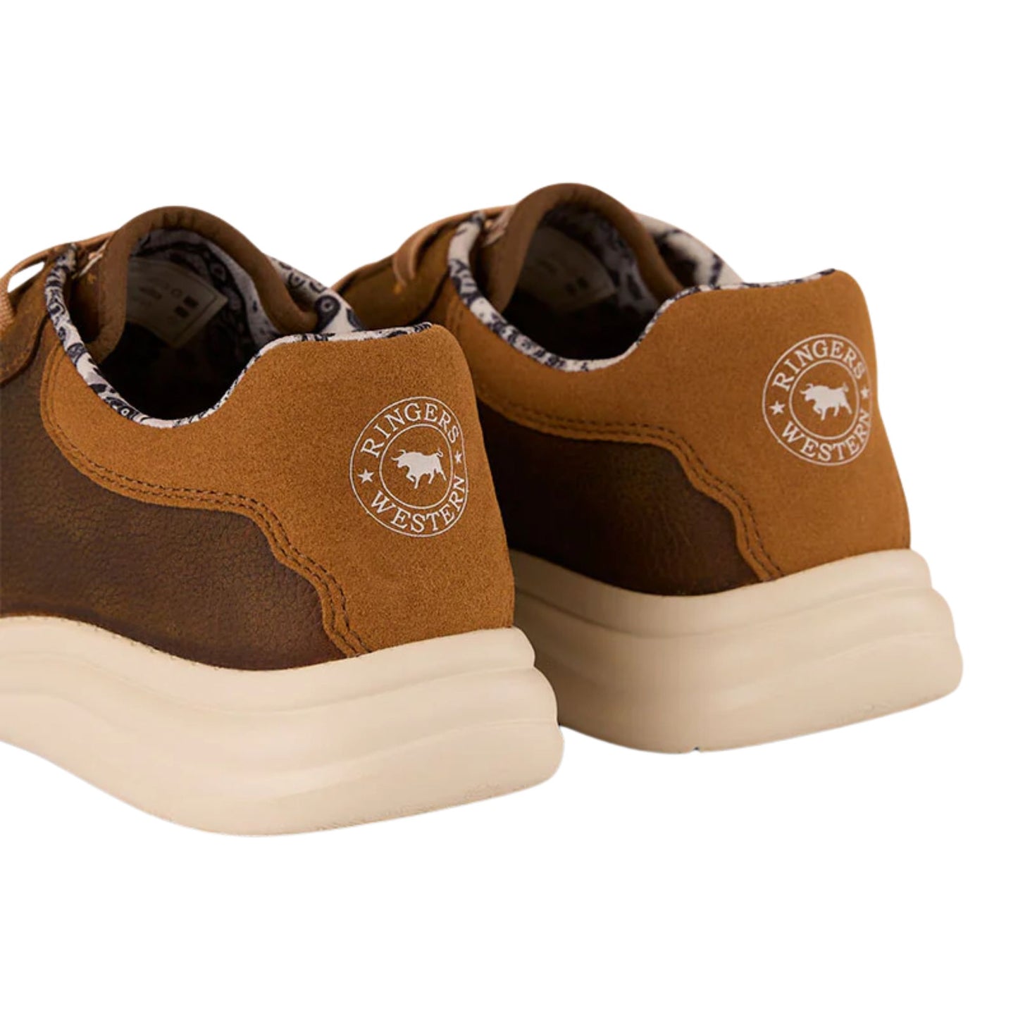 Ringers Western Mens Leather Lace Up Cruiza Shoes