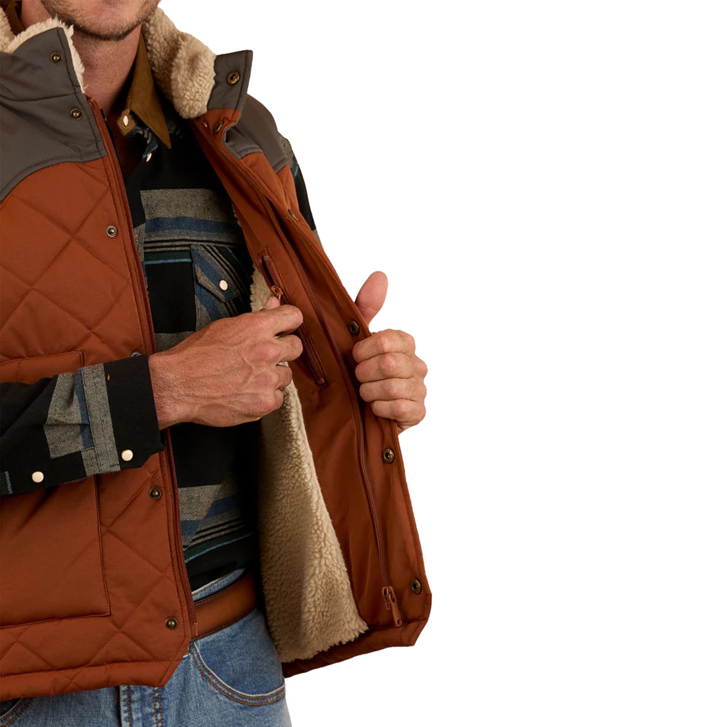 Ringers Western Mens McKinlay Puffer Vest - EQ Saddlery