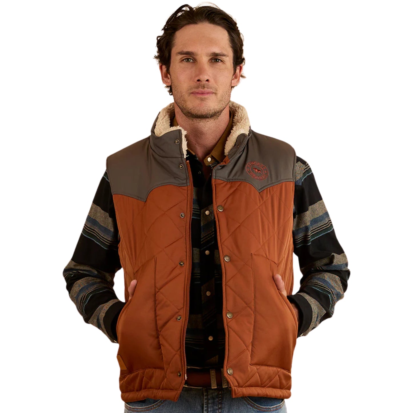 Ringers Western Mens McKinlay Puffer Vest - EQ Saddlery