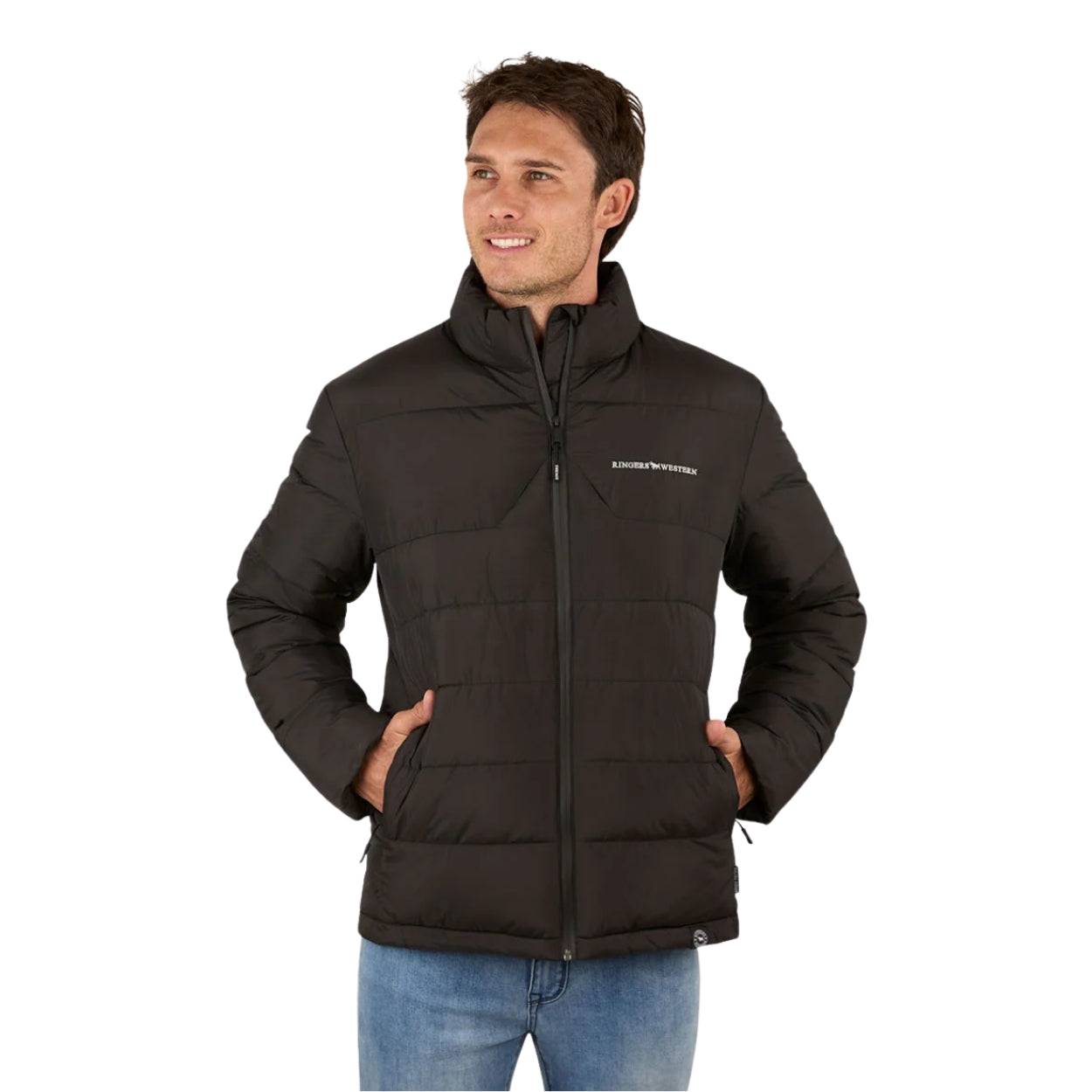 Ringers Western Mens Perisher Pack Away Puffer Jacket