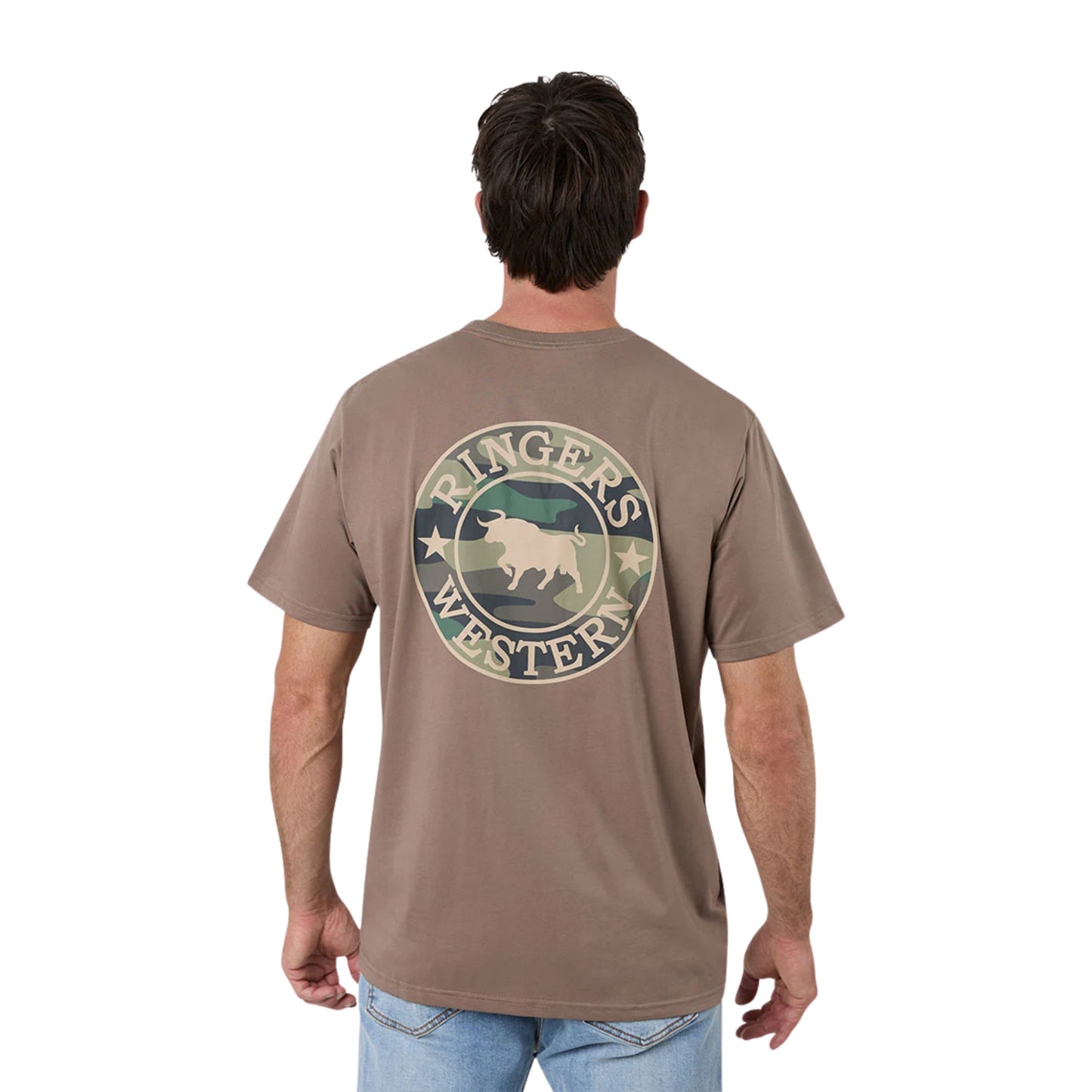 Ringers Western Mens Signature Bull Loose Fit T-Shirt