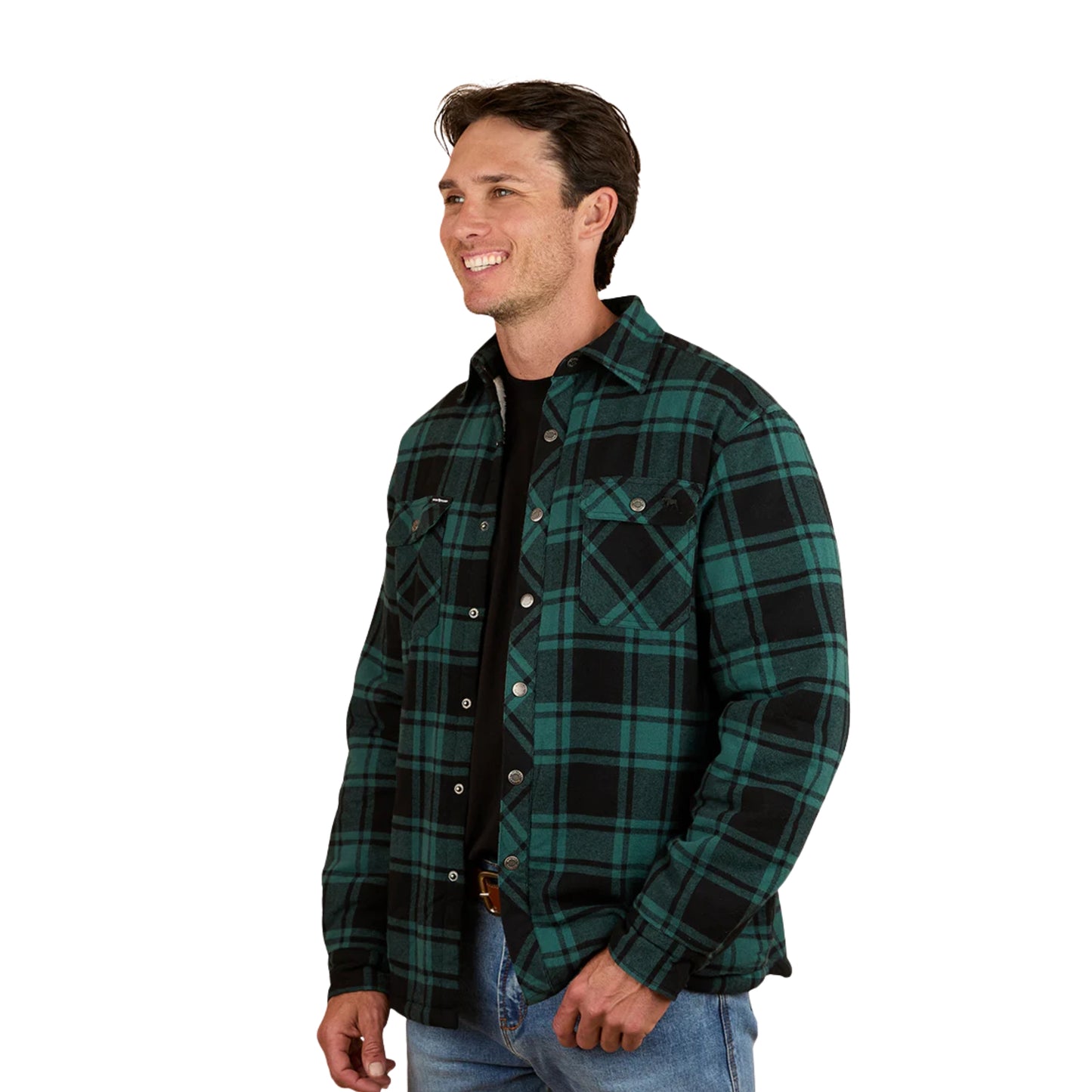 Ringers Western Mens Sawyer Sherpa Flannel Jacket