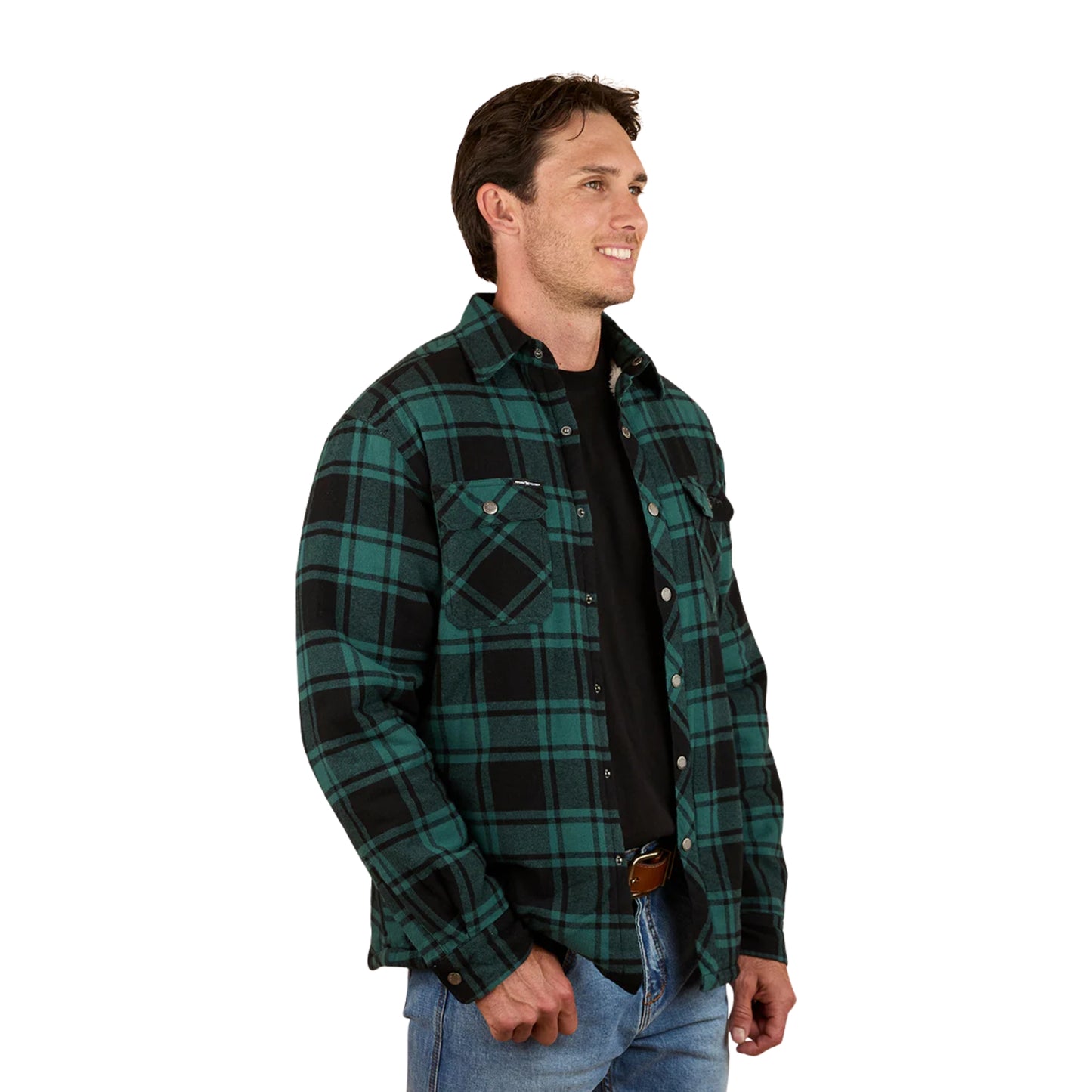 Ringers Western Mens Sawyer Sherpa Flannel Jacket