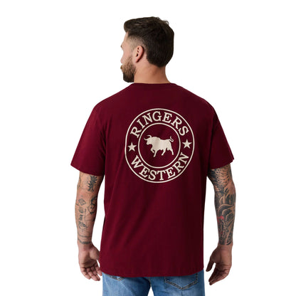 Ringers Western Mens Signature Bull Loose Fit T-Shirt