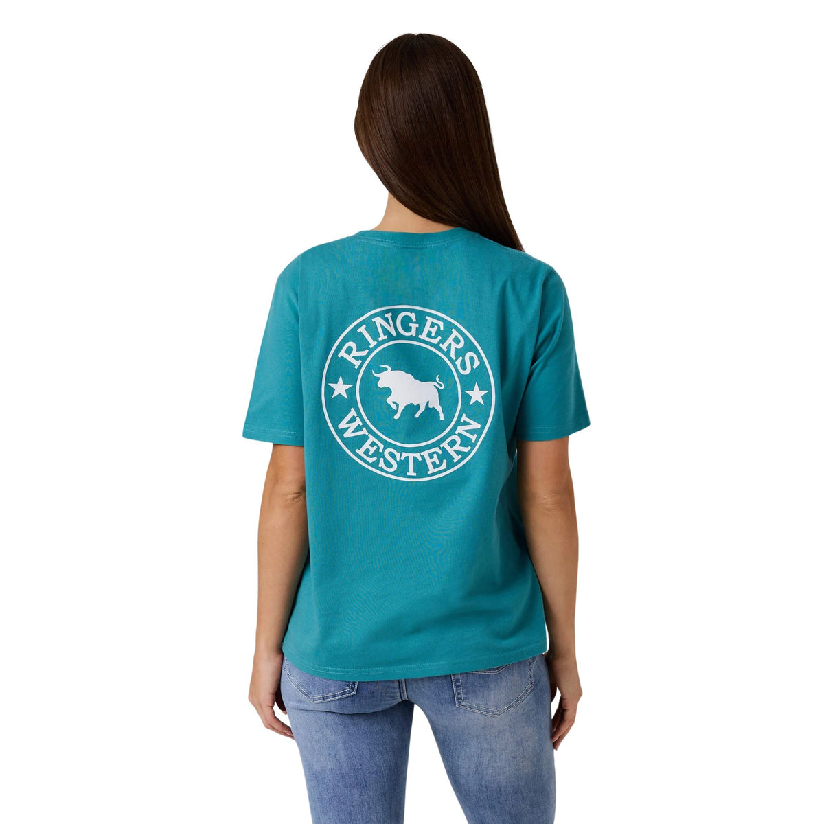 Ringers Western Womens Signature Bull Loose T-Shirt