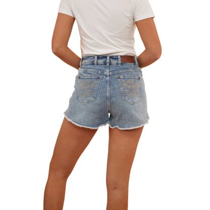 Ringers Western Womens Gracie High Rise Denim Shorts