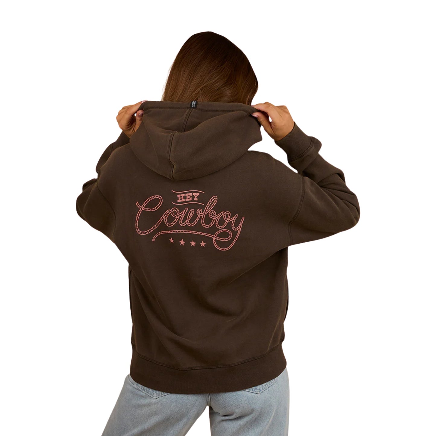Ringers Western Womens Hey Cowboy Hoodie