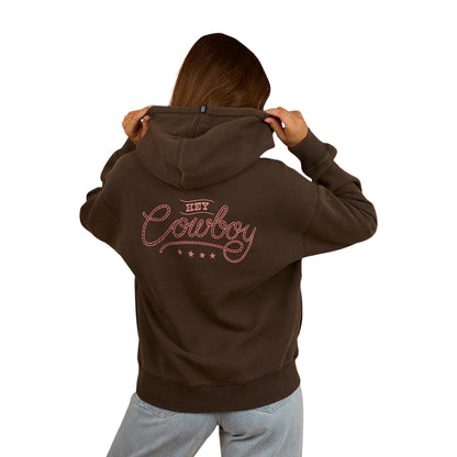 Ringers Western Womens Hey Cowboy Hoodie