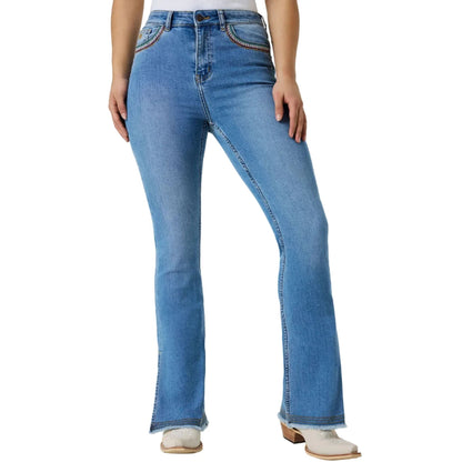 Ringers Western Womens Penny Rodeo Festival High Rise Bootleg Jeans