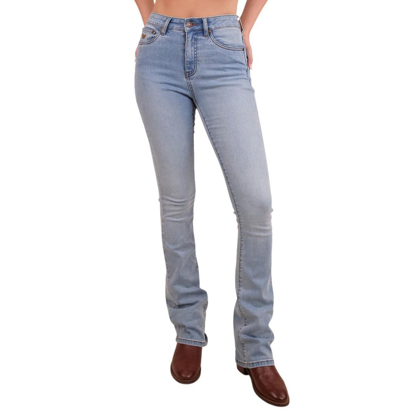 Ringers Western Womens Penny Rodeo High Rise Bootleg Jeans