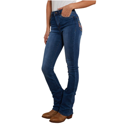 Ringers Western Womens Penny Rodeo High Rise Bootleg Jeans