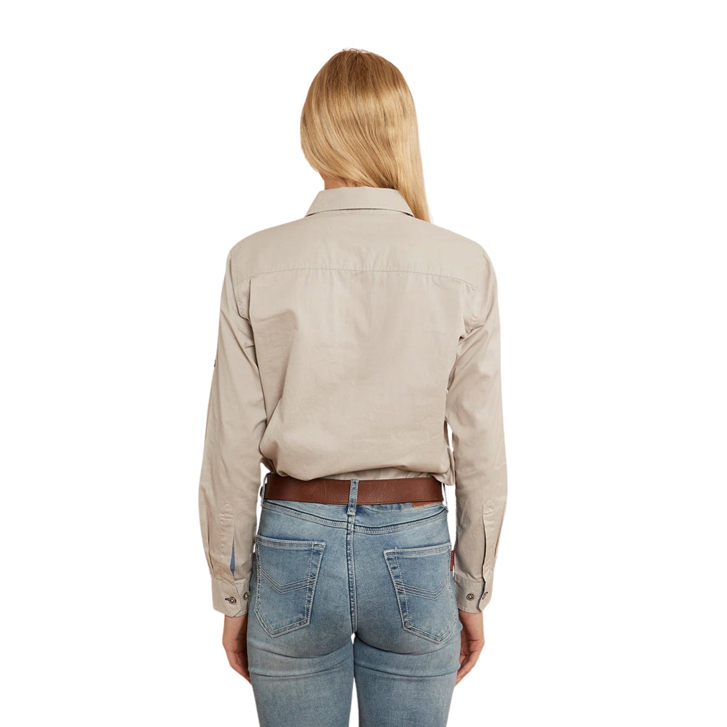 Ringers Western Womens Pentecost River Half Button Work Shirt