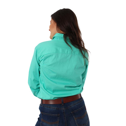 Ringers Western Womens Pentecost River Half Button Work Shirt