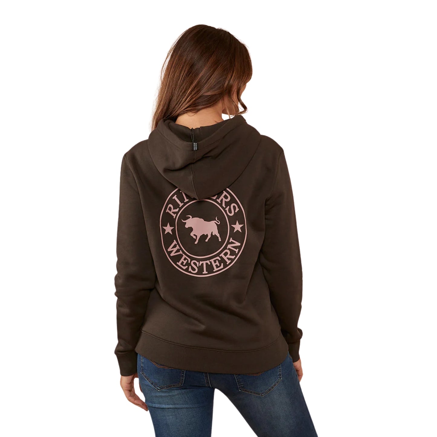 Ringers Western Womens Signature Bull Pullover Hoodie