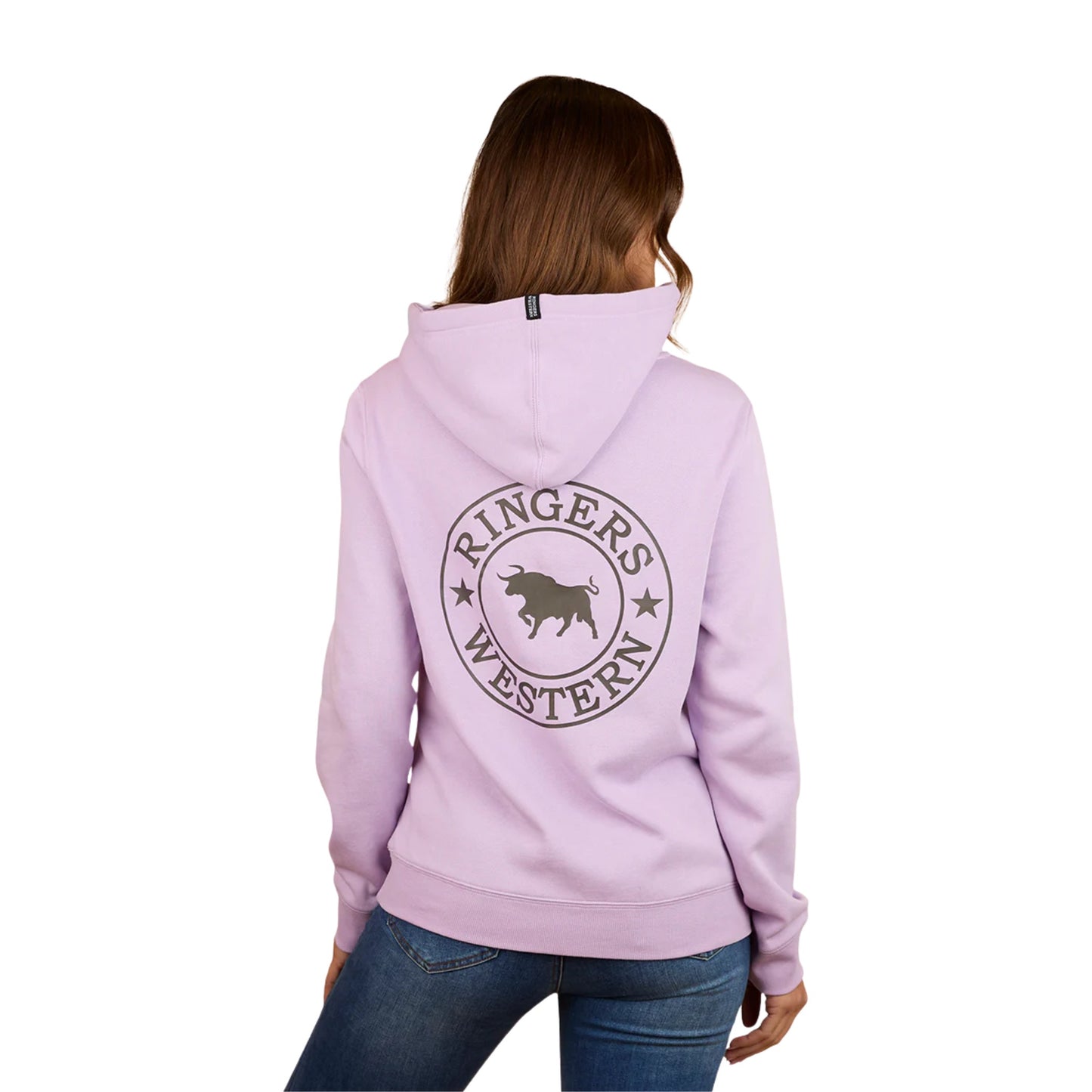 Ringers Western Womens Signature Bull Pullover Hoodie