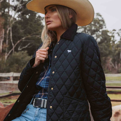 Ringers Western Womens Swan River Quilted Jacket