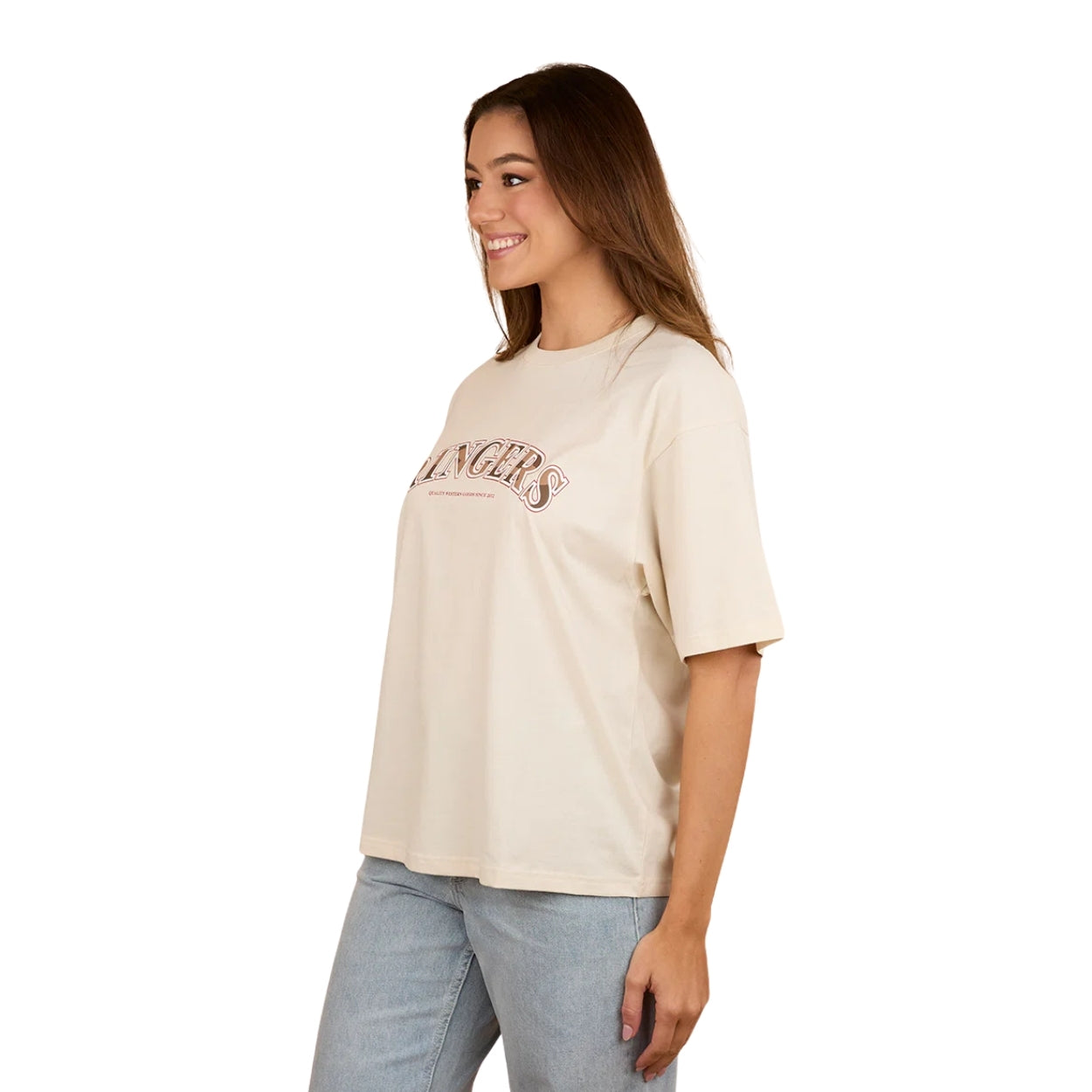 Ringers Western Womens Varsity Oversized T-Shirt