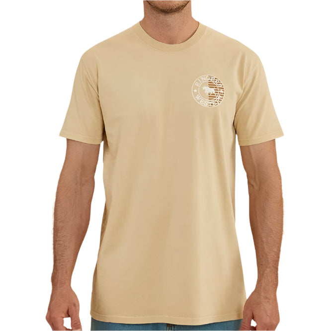 Ringers Western Mens Signature Bull Flag Stock Fit T-Shirt - EQ Saddlery