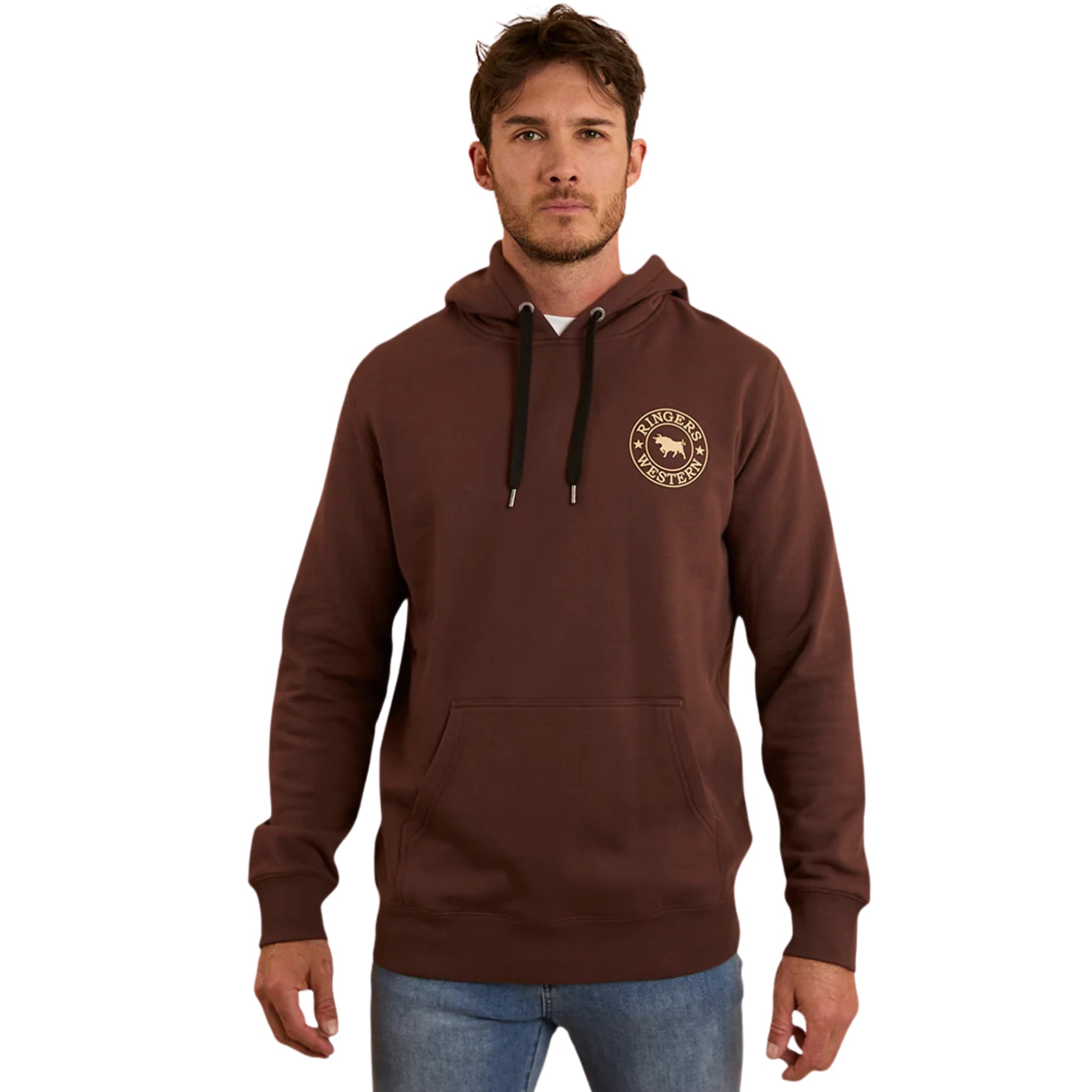 Ringers Western Mens Signature Bull Pullover Hoodie - EQ Saddlery