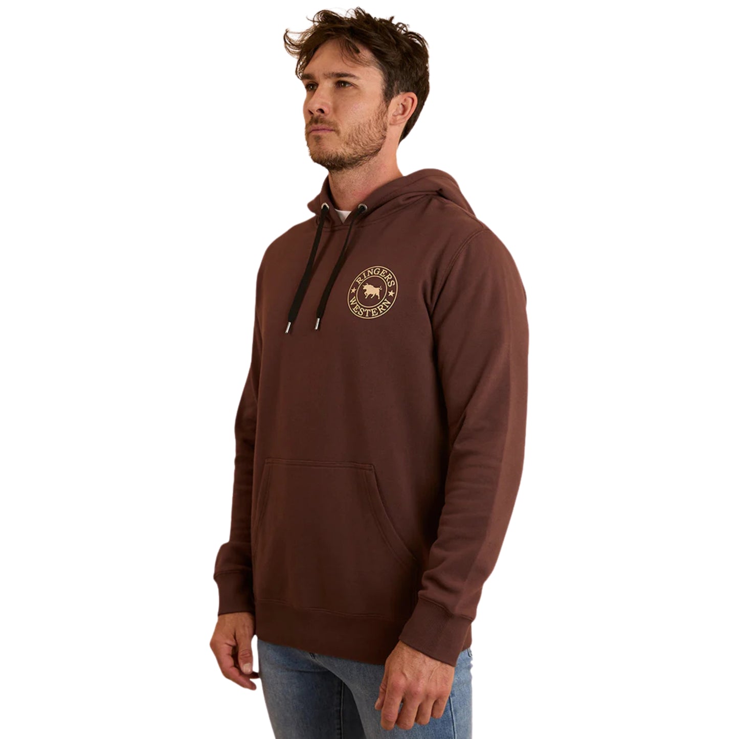 Ringers Western Mens Signature Bull Pullover Hoodie - EQ Saddlery