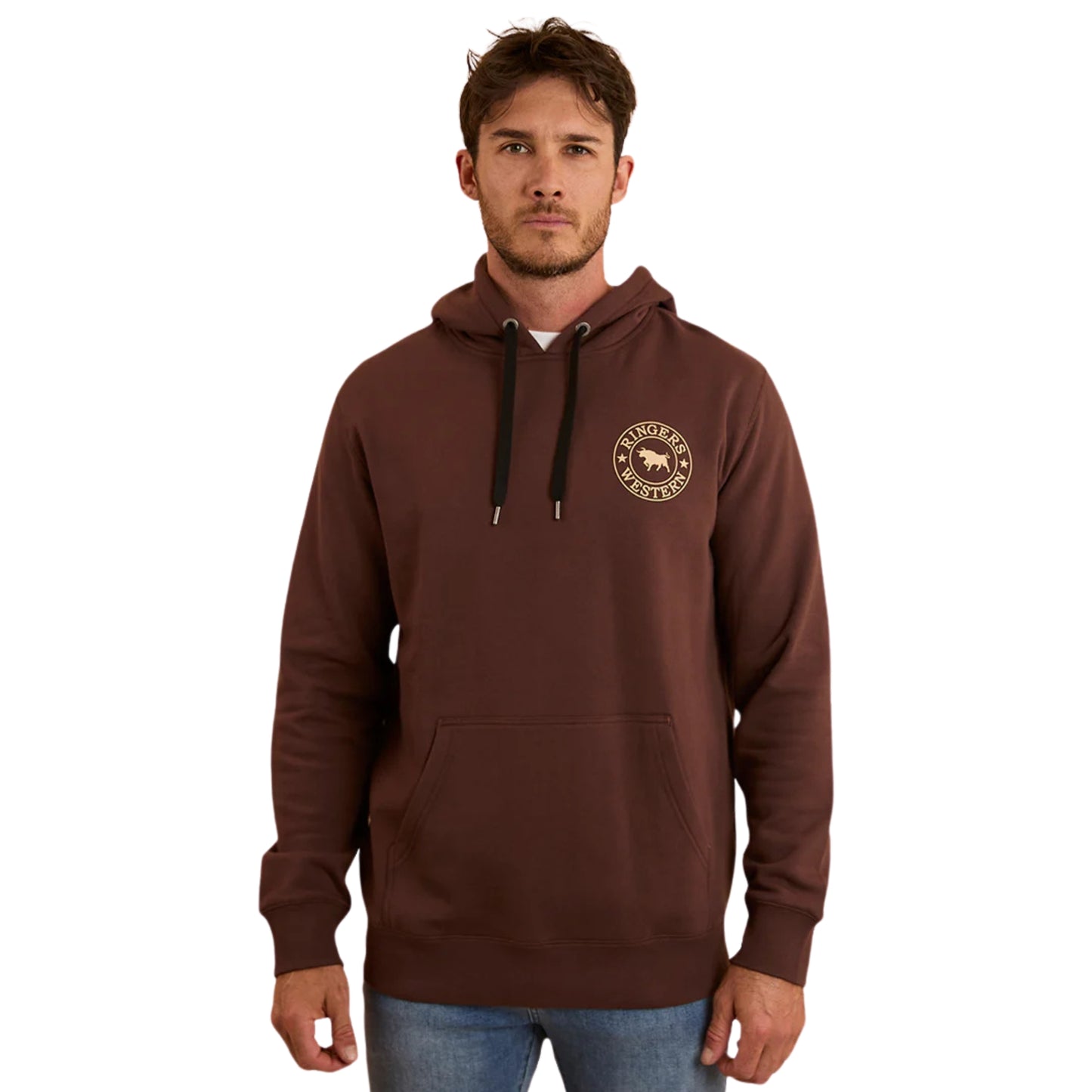 Ringers Western Mens Signature Bull Pullover Hoodie - EQ Saddlery