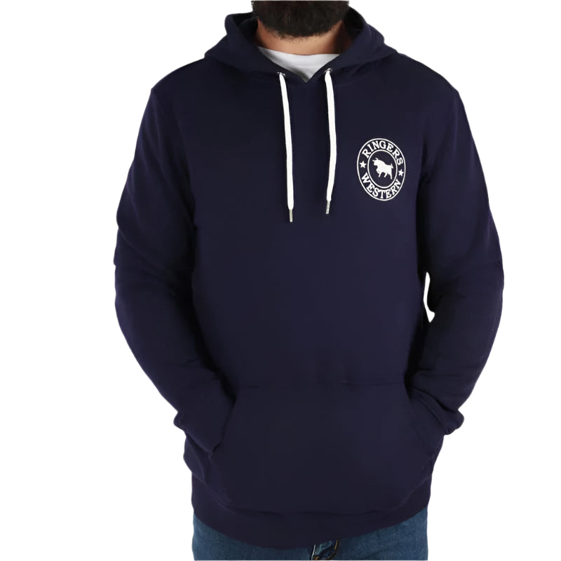 Ringers Western Mens Signature Bull Pullover Hoodie - EQ Saddlery