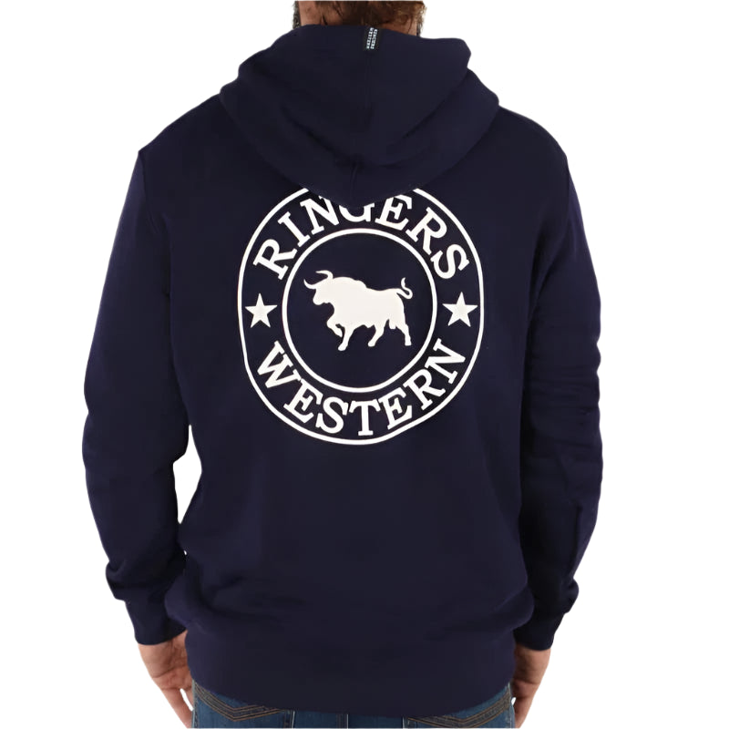 Ringers Western Mens Signature Bull Pullover Hoodie - EQ Saddlery