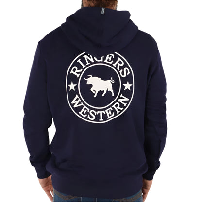 Ringers Western Mens Signature Bull Pullover Hoodie - EQ Saddlery