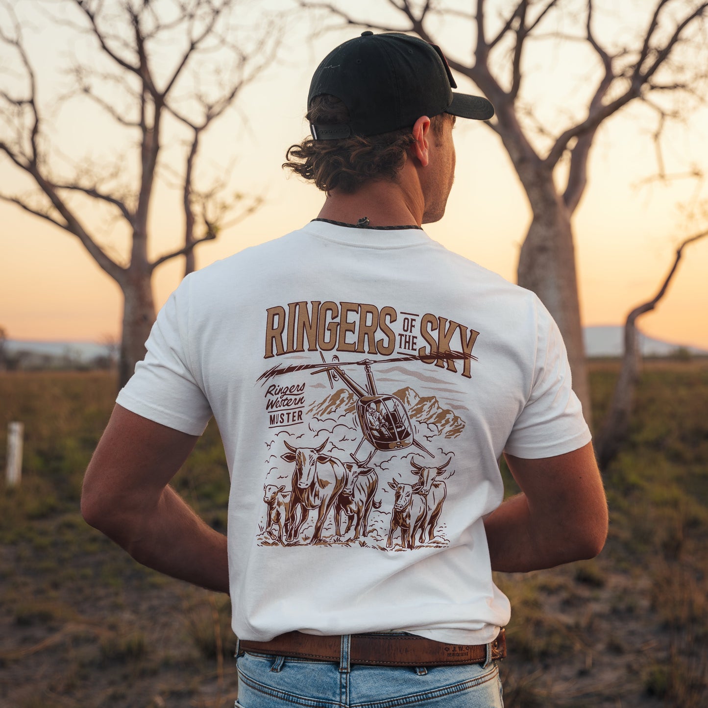 Ringers Western Ringers Mens Of The Sky Stock Fit T-Shirt
