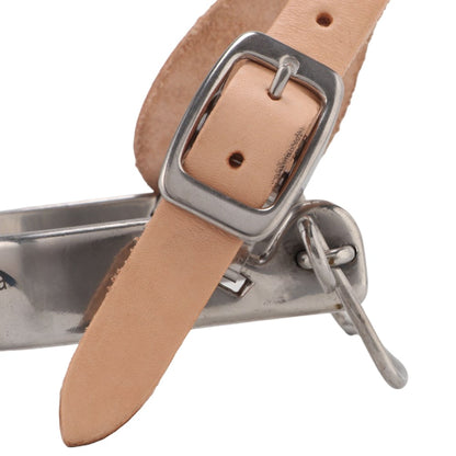 STC Rocky Campdraft Spurs w Leather Straps
