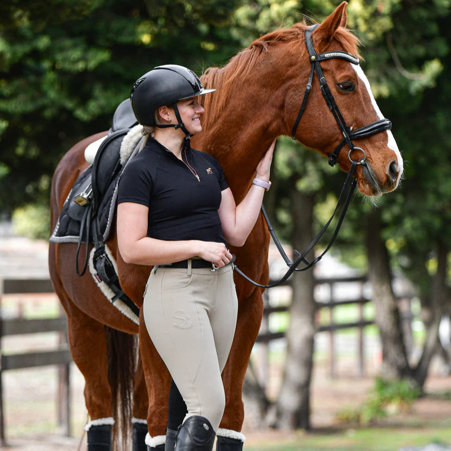 Saddle Co Womens Traditional Suede Seat Breeches - EQ Saddlery