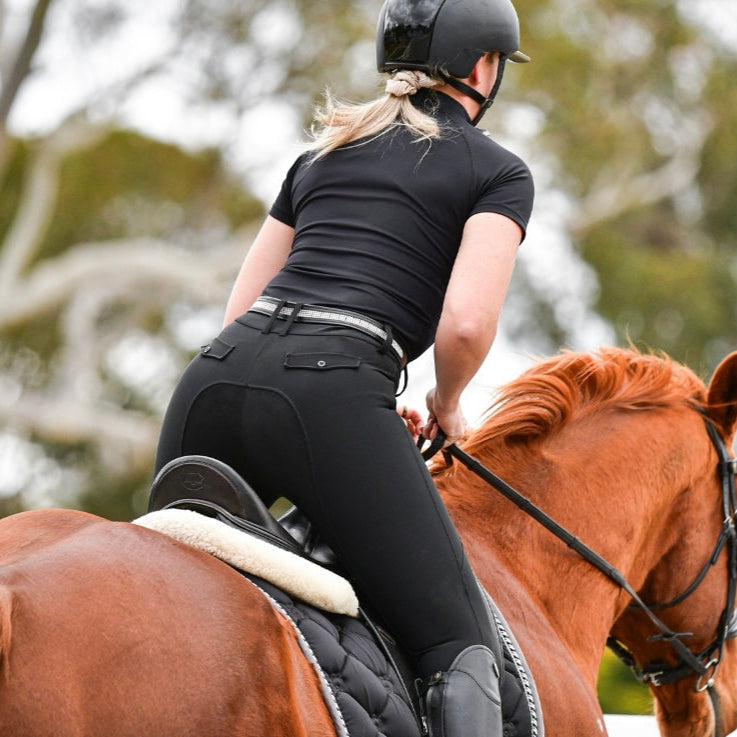 Saddle Co Womens Traditional Suede Seat Breeches - EQ Saddlery