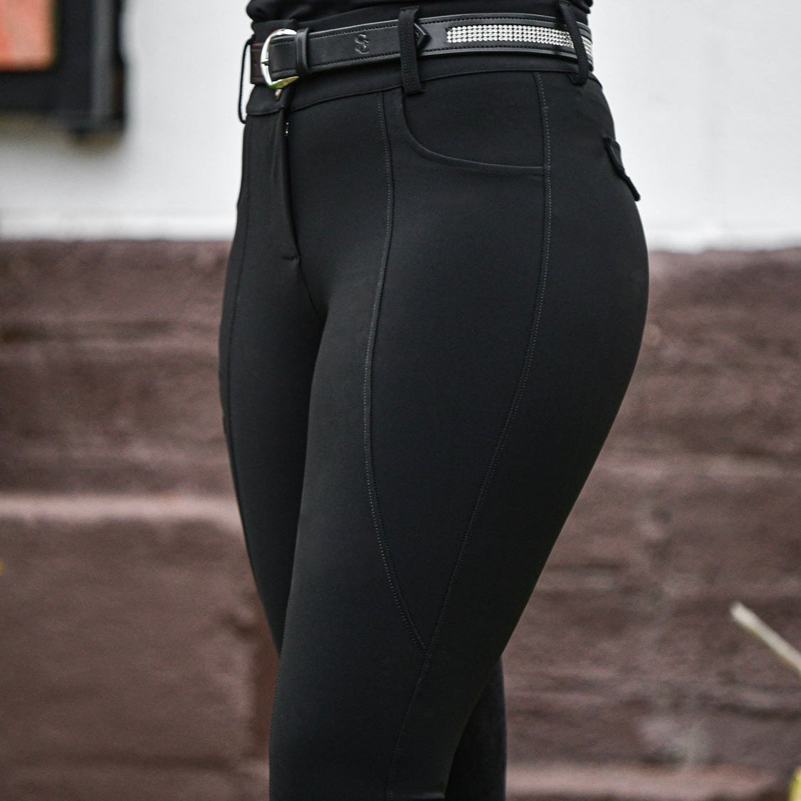 Saddle Co Womens Traditional Suede Seat Breeches - EQ Saddlery