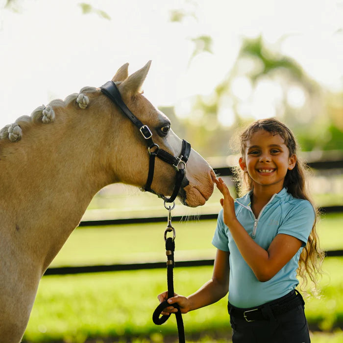 Lumi Pony Vegas Glitter Leather Halter - EQ Saddlery