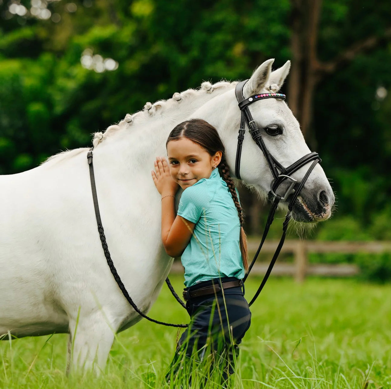Lumi Pony Rainbow Bridle - EQ Saddlery