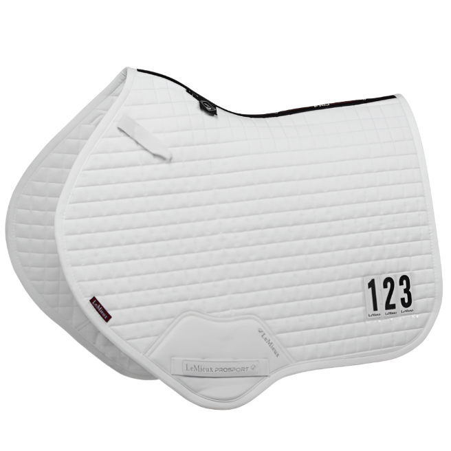Lemieux Cotton Close Contact Competition Square Saddle Pad - EQ Saddlery