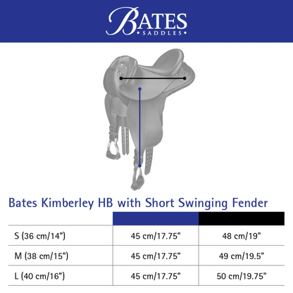 Bates Kimberley Half Breed HART Saddle - EQ Saddlery