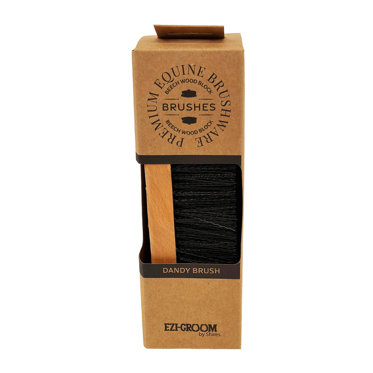 Shires Ezi-Groom Premium Long Dandy Brush